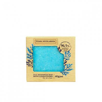 BODYMANIA Shampoing solide avec packaging en carton ALGAE - 