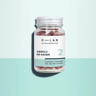 D LAB NUTRICOSMETICS D-Lab Nutricosmetics - Absolu de Raisin Premi&egrave;res rides 56 un