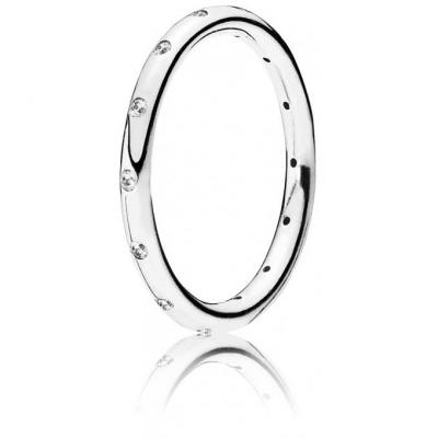 PANDORA  Dames argent sterling Oxyde de Zirconium bague - 190945CZ-48