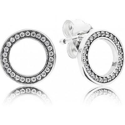PANDORA Clous d'Oreilles  Signature Cercles Scintillants