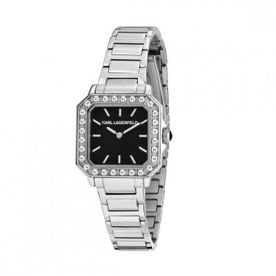 KARL LAGERFELD Montre Femme  Square Classics - R0553102502 Bracelet Acier Argent