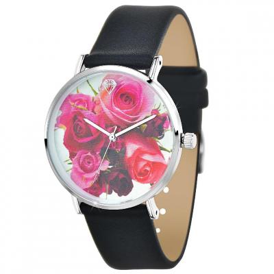 SO CHARM MONTRES Montre femme MF502 - Bracelet Cuir Noir