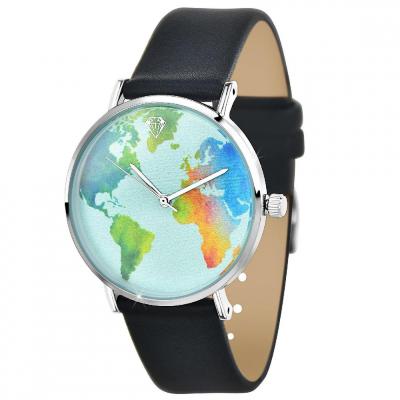 SO CHARM MONTRES Montre femme MF503 - Bracelet Cuir Noir