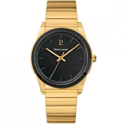 PIERRE LANNIER Montre pour homme 215L032 avec bracelet en acier dor&eacute;