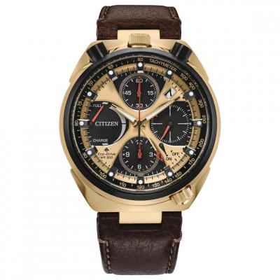 CITIZEN Montre Homme  Classic Elegant - AV0072-01X Bracelet Cuir Marron