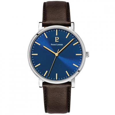 PIERRE LANNIER Montre Homme  Essential - 217G164 Bracelet Cuir Marron