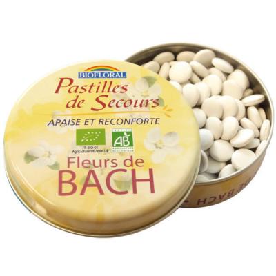 BIOFLORAL Pastilles rem&egrave;de de secours sans alcool boite familiale 