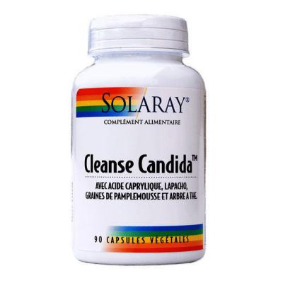 SOLARAY  Cleanse Candida - 90 Caps. V&eacute;g. - Bo&icirc;te 90 capsules