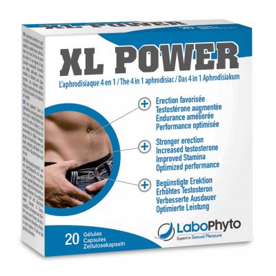 LABOPHYTO  XL Power Aphrodisiaque 20 G&eacute;lules - Bo&icirc;te 20 g&eacute;lules