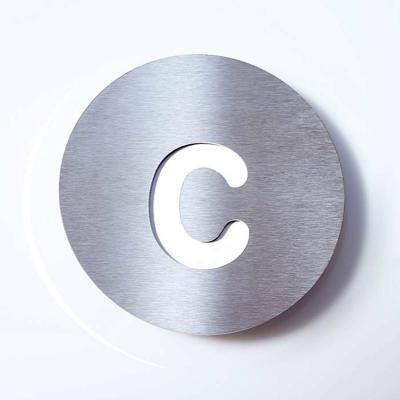 RADIUS DESIGN  - Num&eacute;ro de maison&nbsp;c, blanc