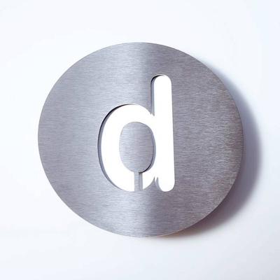 RADIUS DESIGN  - Num&eacute;ro de maison&nbsp;d, blanc