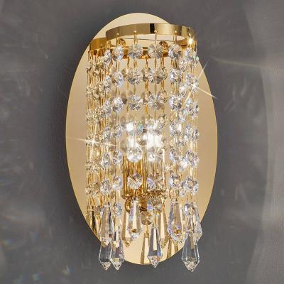 KOLARZ Applique murale design en cristal CHARLESTON Or 24 Carats 1 ampoule