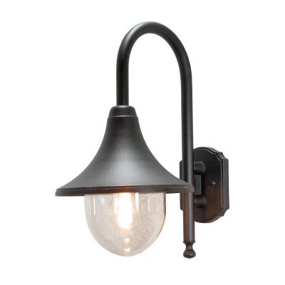 KONSTSMIDE  bari plafonnier ext&eacute;rieur simple d&ocirc;me noir mat, ip44
