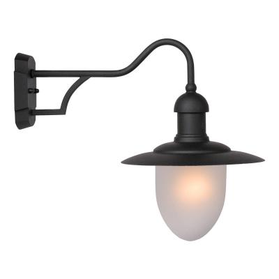 LUCIDE  ARUBA - Applique Murale Ext&eacute;rieur - &Oslash; 25 cm - IP44 - Noir