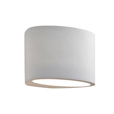 SEARCHLIGHT Applique en pl&acirc;tre 8721 up/down de forme ovale