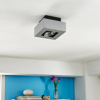 ARCCHIO  Plafonnier en aluminium Vince, gris argent&eacute;
