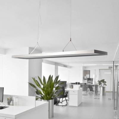 ARCCHIO  suspension LED Dorean, argent&eacute;, m&eacute;tal, 120cm