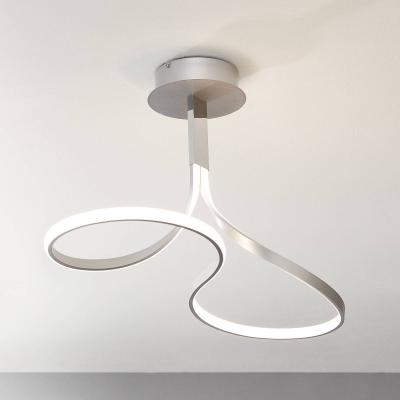 MANTRA ILUMINACION Mantra Lampe &agrave; Plafond, Silver/Chrome