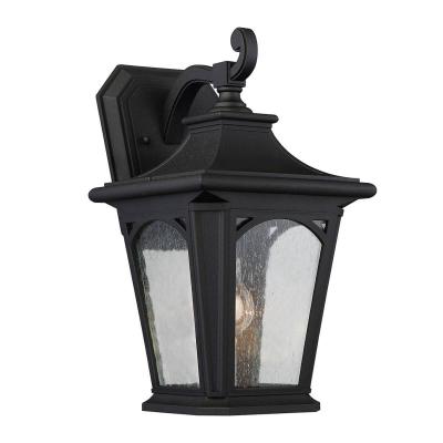 QUOIZEL Applique ext&eacute;rieure Bedford, noire mystic, moyen mod&egrave;le