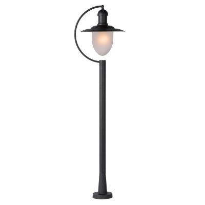 LUCIDE Borne col de cygne Aruba IP44 H110 cm - Noir