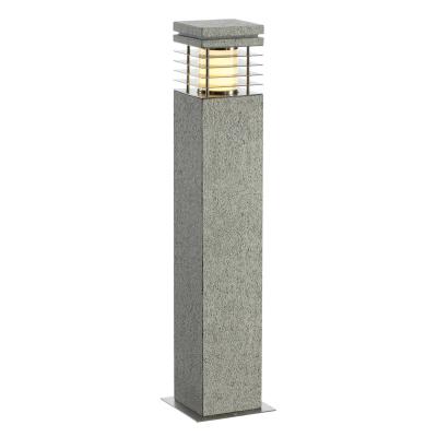 Arrock granite 70 borne, granit, poivre & sel, e27, max. 15w