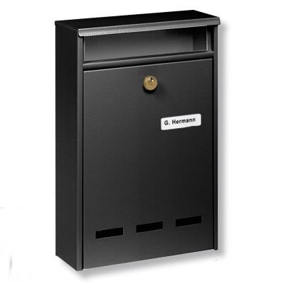 BURG WACHTER Burgw&auml;chter Bo&icirc;te aux lettres standard WISMAR B5 noire