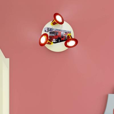 ELOBRA Trango-Brilon Applique/plafonnier 3&nbsp;lampes motif pompier
