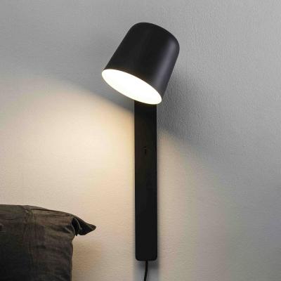 FARO BARCELONA  Applique Tila, t&ecirc;te inclinable, noire