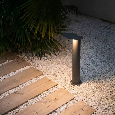 FARO BARCELONA Faro Lotus - Borne d'ext&eacute;rieur LED gris fonc&eacute; 18W 3000K IP65