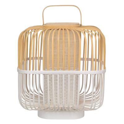 FORESTIER Bamboo Square Lampe de Table M White - 