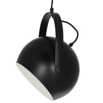 FRANDSEN  - Ball lampe &agrave; suspension avec poign&eacute;e &oslash; 19 cm, noir / blanc