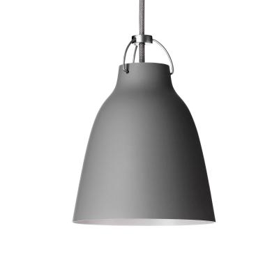 FRITZ HANSEN  Caravaggio Suspension, gris fonc&eacute;/ c&acirc;ble gris - 16,5 cm