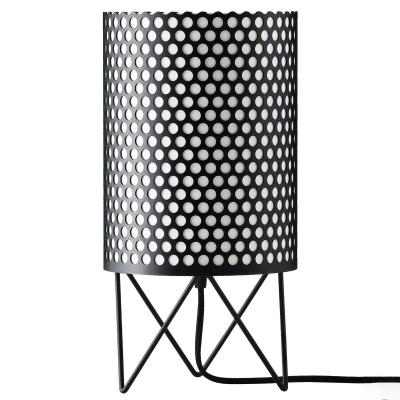 GUBI Lampe &agrave; poser - PEDRERA ABC PD4 Diam 18cm x H 35cm M&eacute;tal Noir