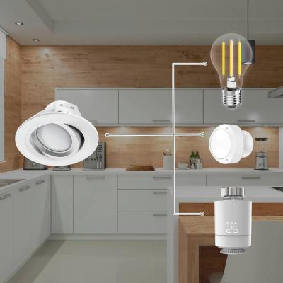 HAMA  spot encastr&eacute; LED WLAN, appli, CCT, nickel