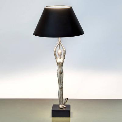 HOLLANDER Holl&auml;nder - Lampe Ballerino 1x60W E27 Argent - Gris