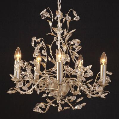 HOLLANDER Suspensions buono medium 5x40w e14 feuille d'argent