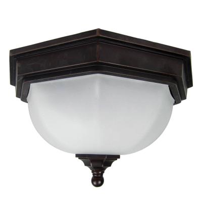 ELSTEAD Plafonnier fairford 2x40w bronze fonc&eacute;