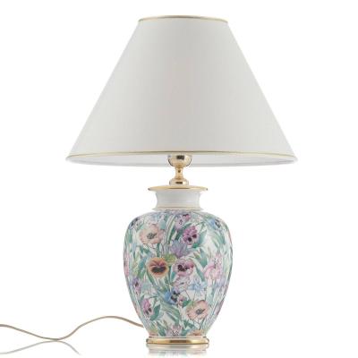 AUSTROLUX Lampe de table style classique GIARDINO Or 24 Carats 1 ampoule