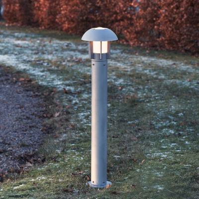 KONSTSMIDE  Borne lumineuse HEIMDAL en aluminium, gris argent&eacute;