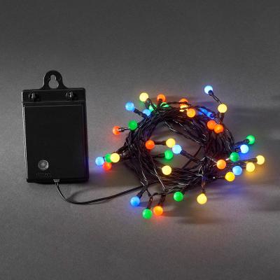 KONSTSMIDE  Christmas Guirlande lumin. LED multicolore &agrave; 40 lampes RVB