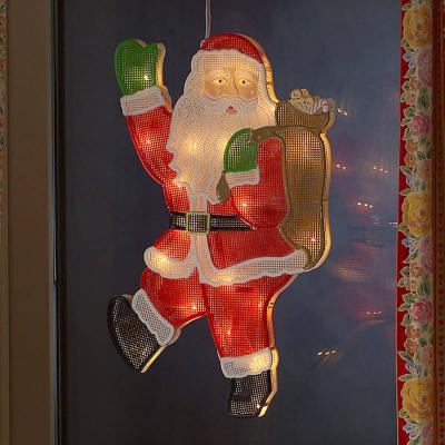 KONSTSMIDE  Christmas Image fen&ecirc;tre P&egrave;re No&euml;l LED 20&nbsp;lampes