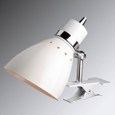 STEINHAUER Sienna Jump Clamp & Clip On Lampe Blanc Mat, Chrome Poli