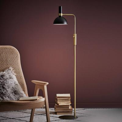 MARKSLOJD Lampadaire liseuse orientable bicolore hauteur 146cm LARRY noir noir