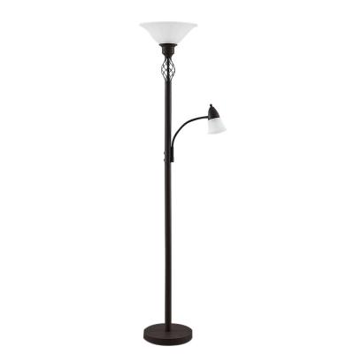 LUCANDE Lampenwelt lampadaire LED pour salon et salle &agrave; manger Dunja