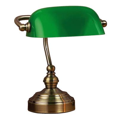 MARKSLOJD Marksl&ouml;jd Lampe &agrave; poser Bankers, hauteur 25&nbsp;cm vert