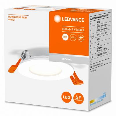 LEDVANCE  Recess Slim lampe encastr&eacute;e &Oslash;8,5cm 6&nbsp;500K