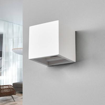 LINDBY  Applique murale halog&egrave;ne Freja en pl&acirc;tre