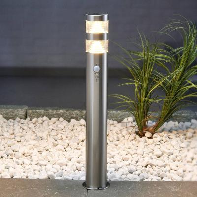 LINDBY  Borne LED avec d&eacute;tecteur de mouvement Lanea 60&nbsp;cm