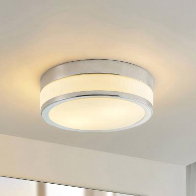LINDBY  Flavi plafonnier salle de bain 28&nbsp;cm chrom&eacute;
