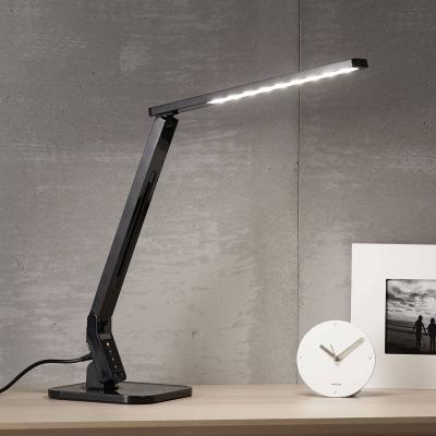 LINDBY  Lampe de bureau LED Eleni noire